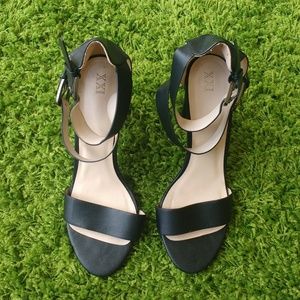 Forever 21 double  strap heels